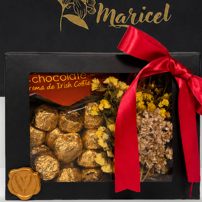 SET DE REGALO PREMIUM - CHOCOLATES Y FLORES DECORATIVAS - Image 2